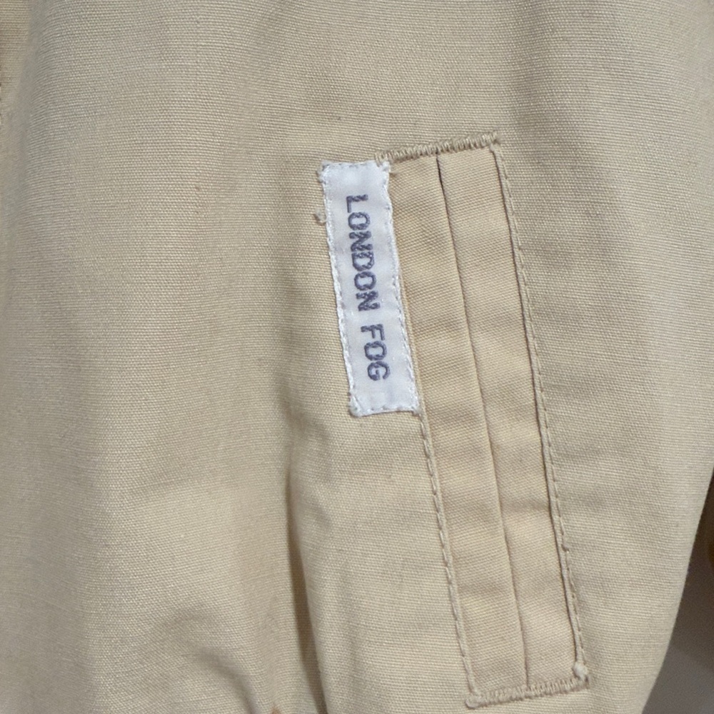 London Fog Tan Jacket – Toddler Size 3T Classic Zip Front Coat - Picture 2 of 5